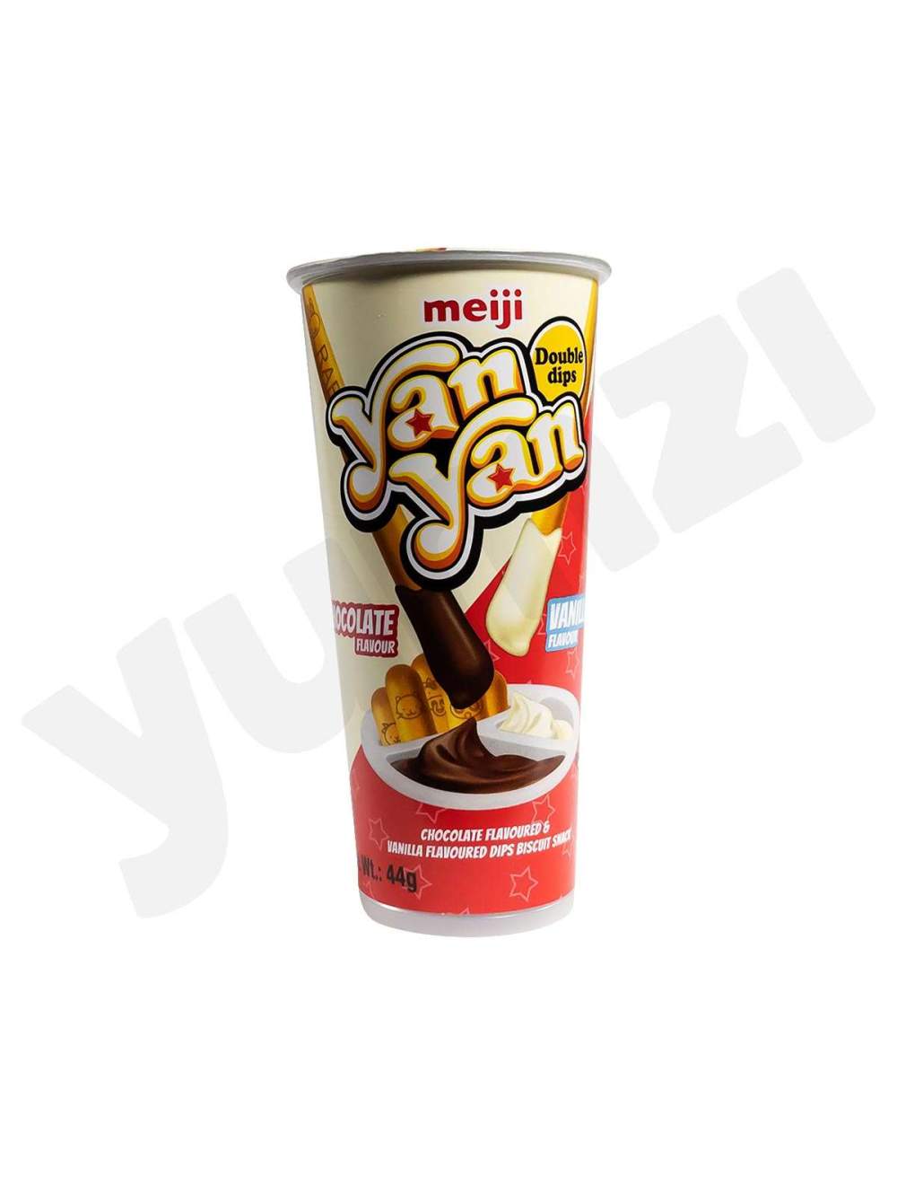 Meiji Yan Yan (double cream) Hazelnut and Vanilla Dips